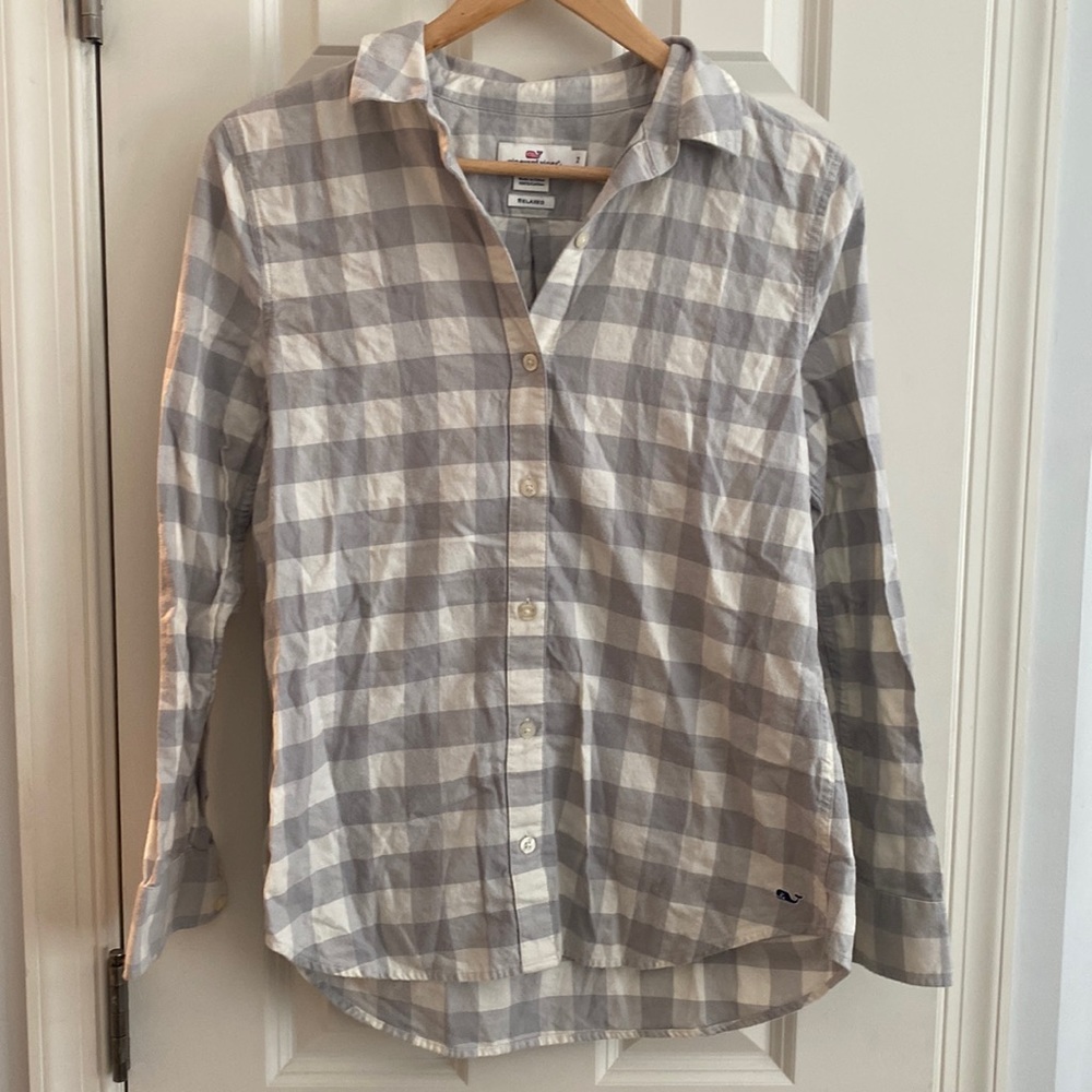 Vineyard vines plaid flannel